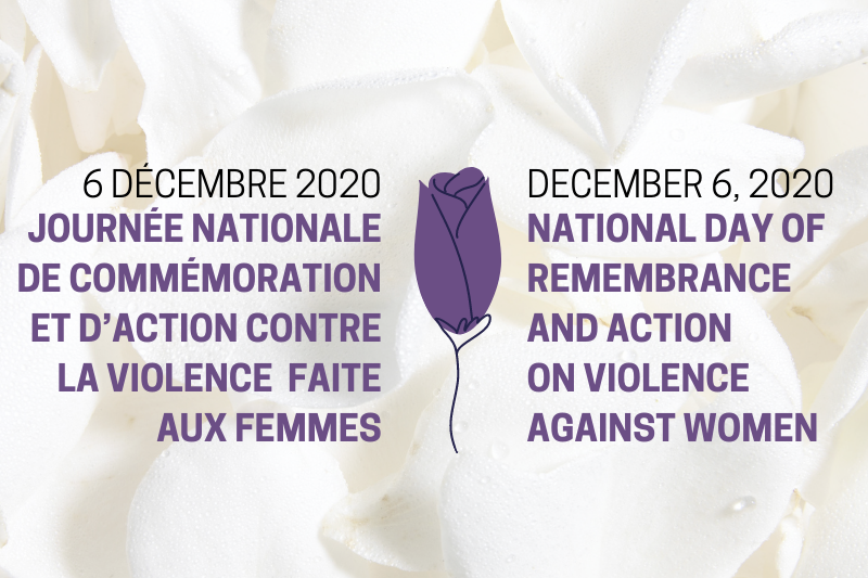 JOURNÉE NATIONALE DE COMMÉMORATION ET D'ACTION CONTRE LA VIOLENCE FAITE AUX FEMMES